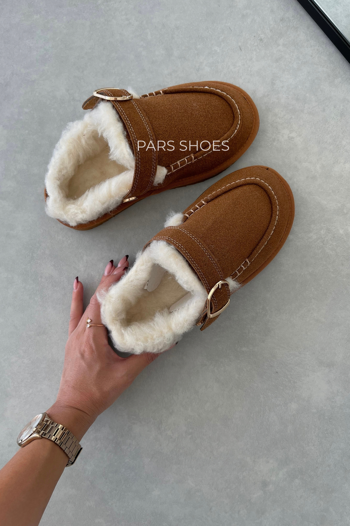 Goldenstar Evelina Clog Chestnut