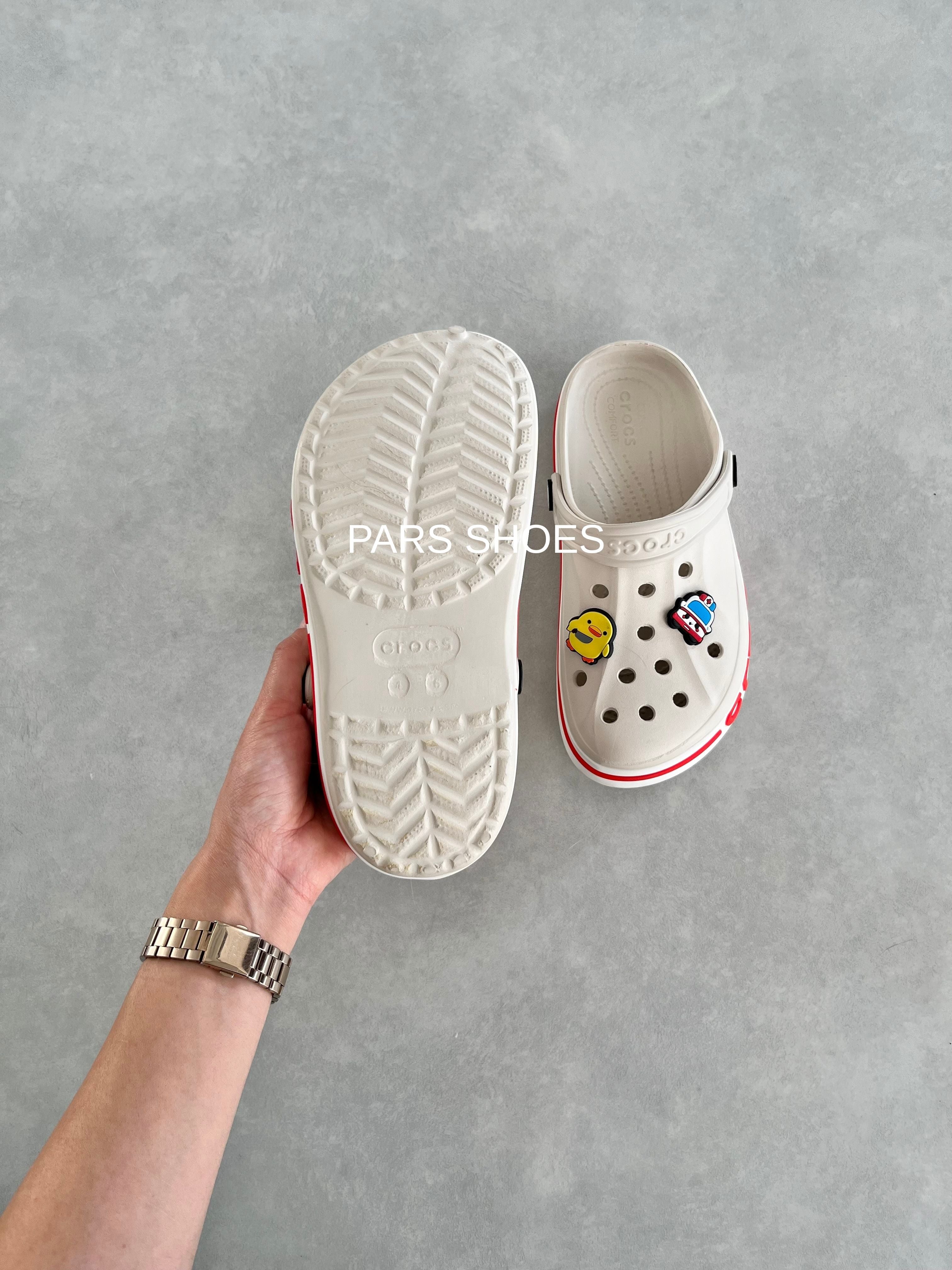 Crocs Bayaband Clog Bej & Kırmızı
