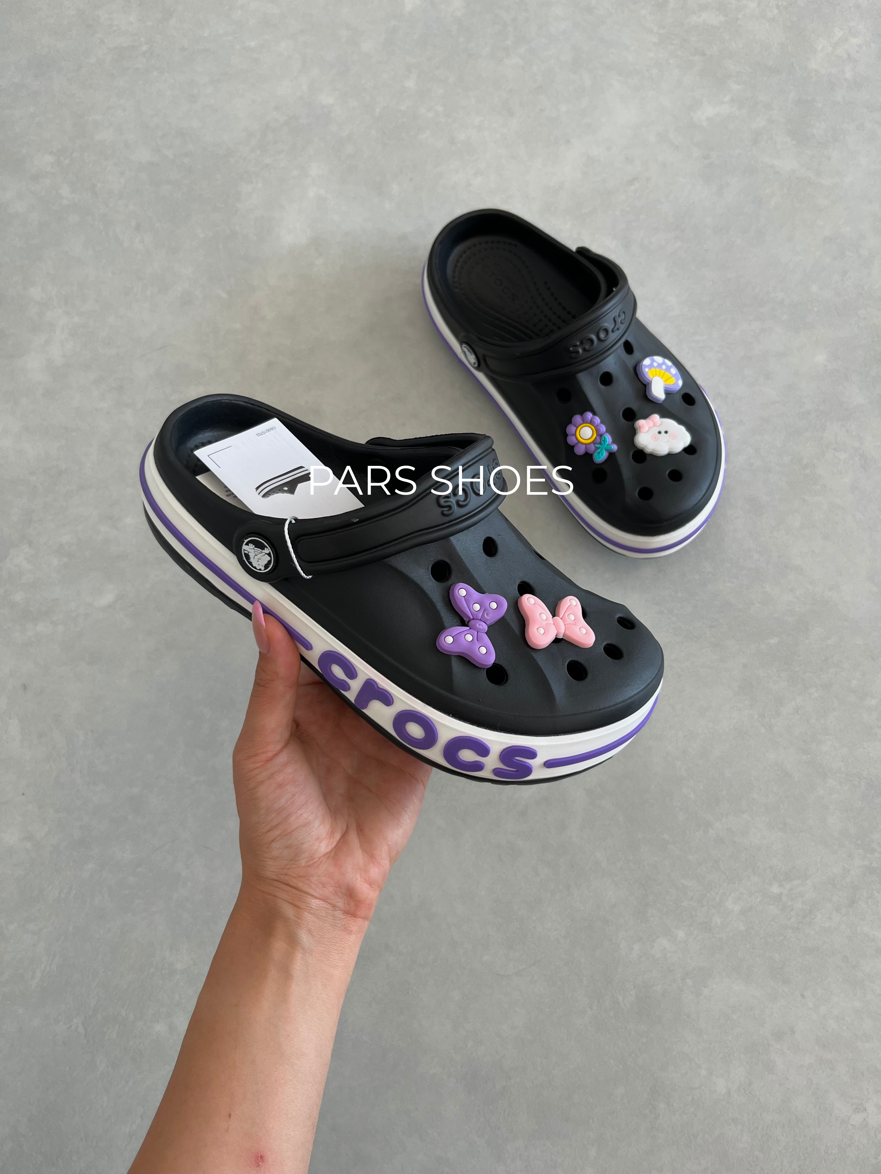 Crocs Bayaband Clog Siyah & Mor