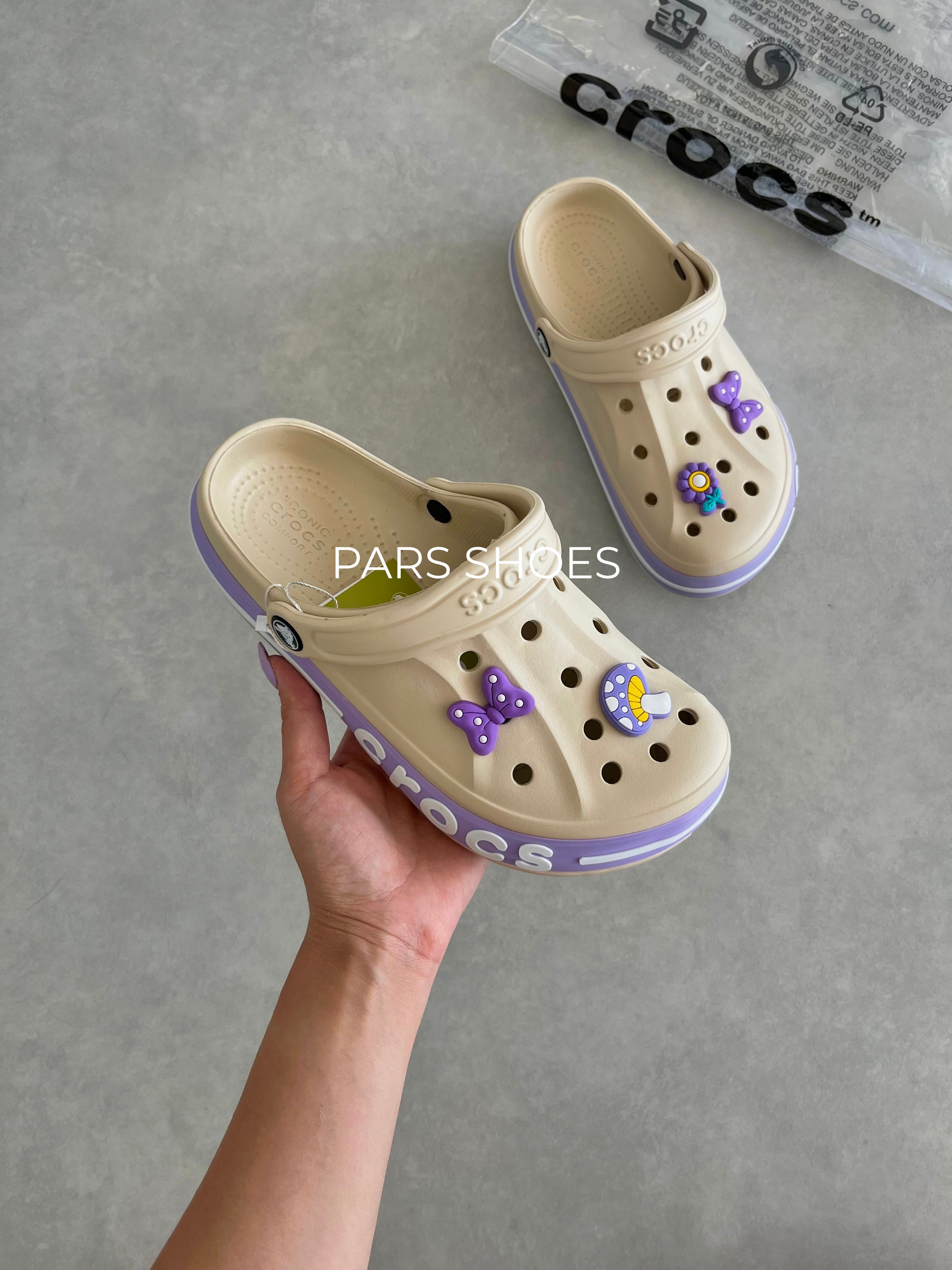 Crocs Bayaband Clog Krem & Lila