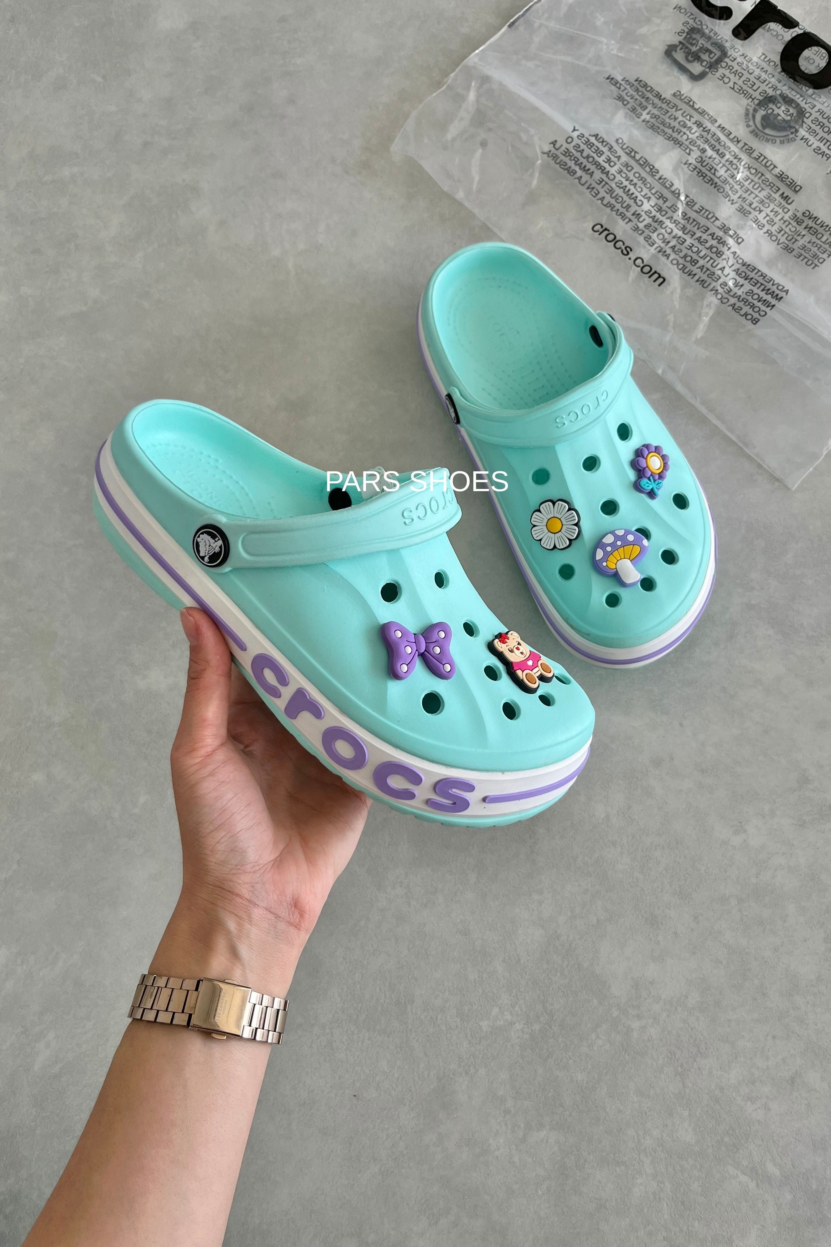 Crocs Bayaband Clog Mint Yeşili & Mor