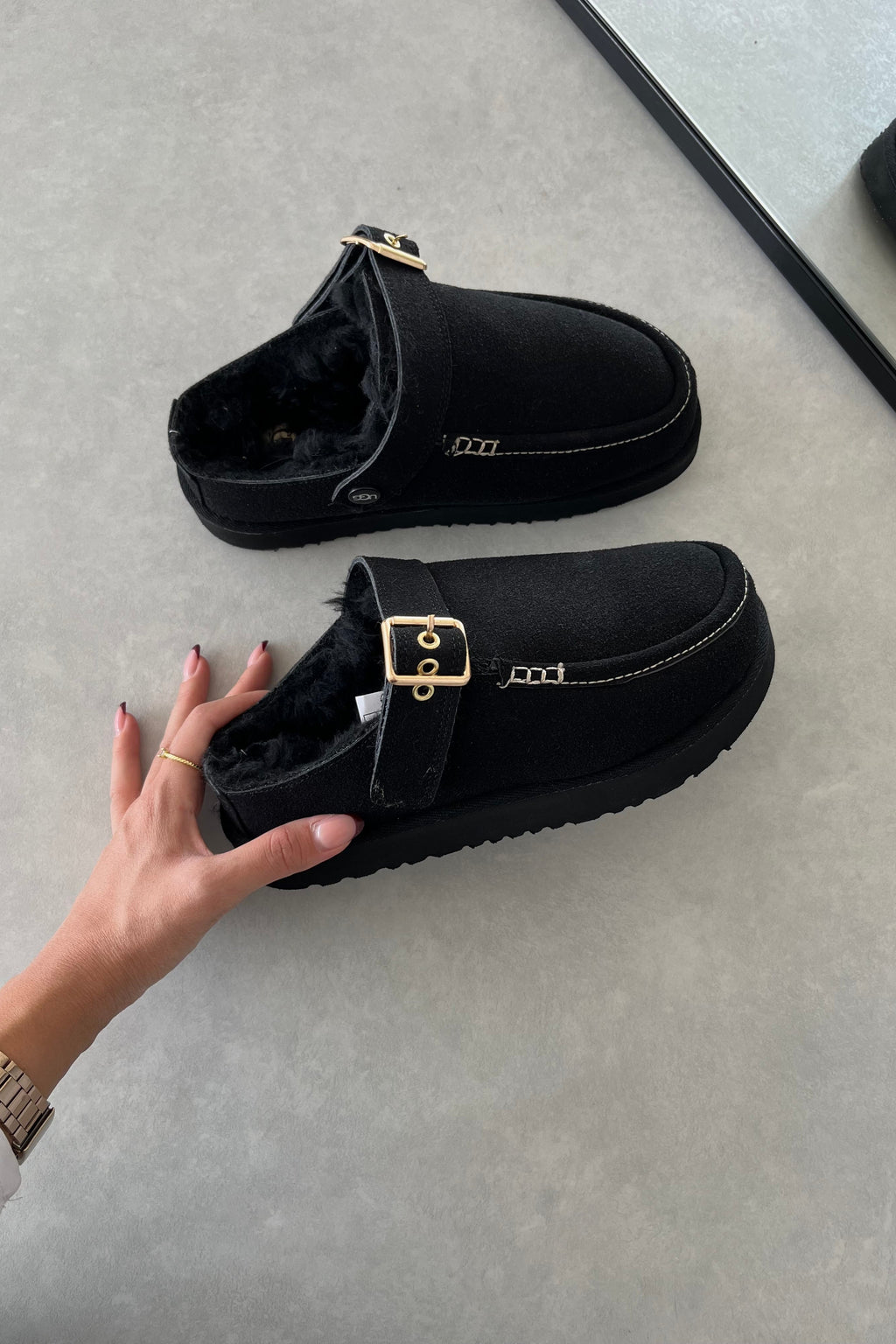 Goldenstar Evelina Clog Black