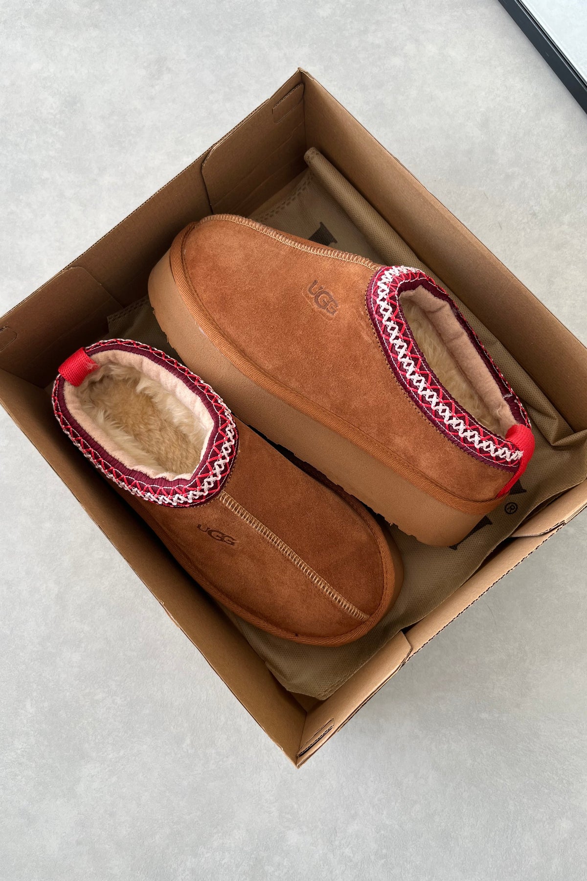 Taba Platform Slipper (Hakiki Deri)