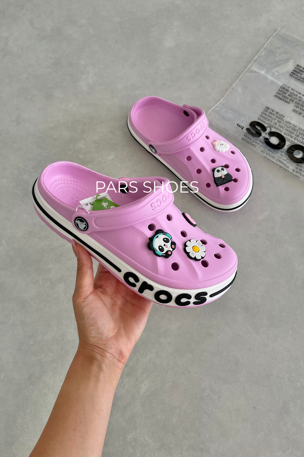 Crocs Bayaband Clog Pembe & Siyah