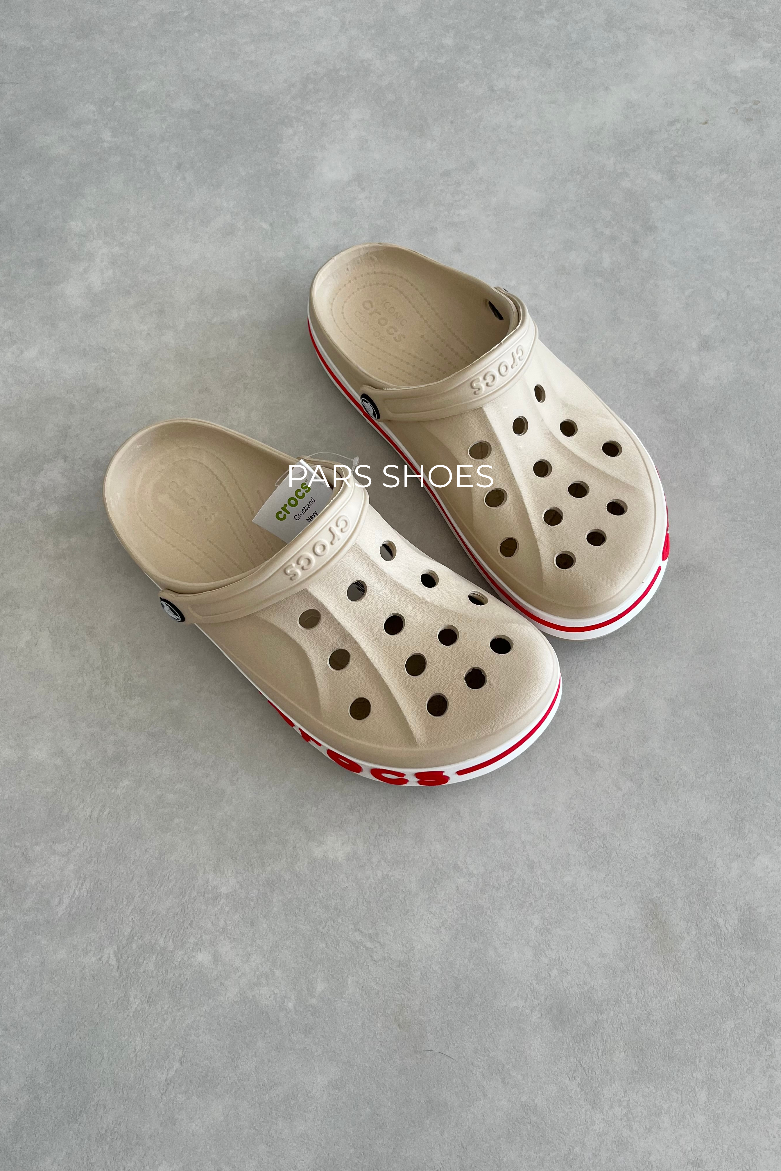 Crocs Bayaband Clog Krem & Kırmızı