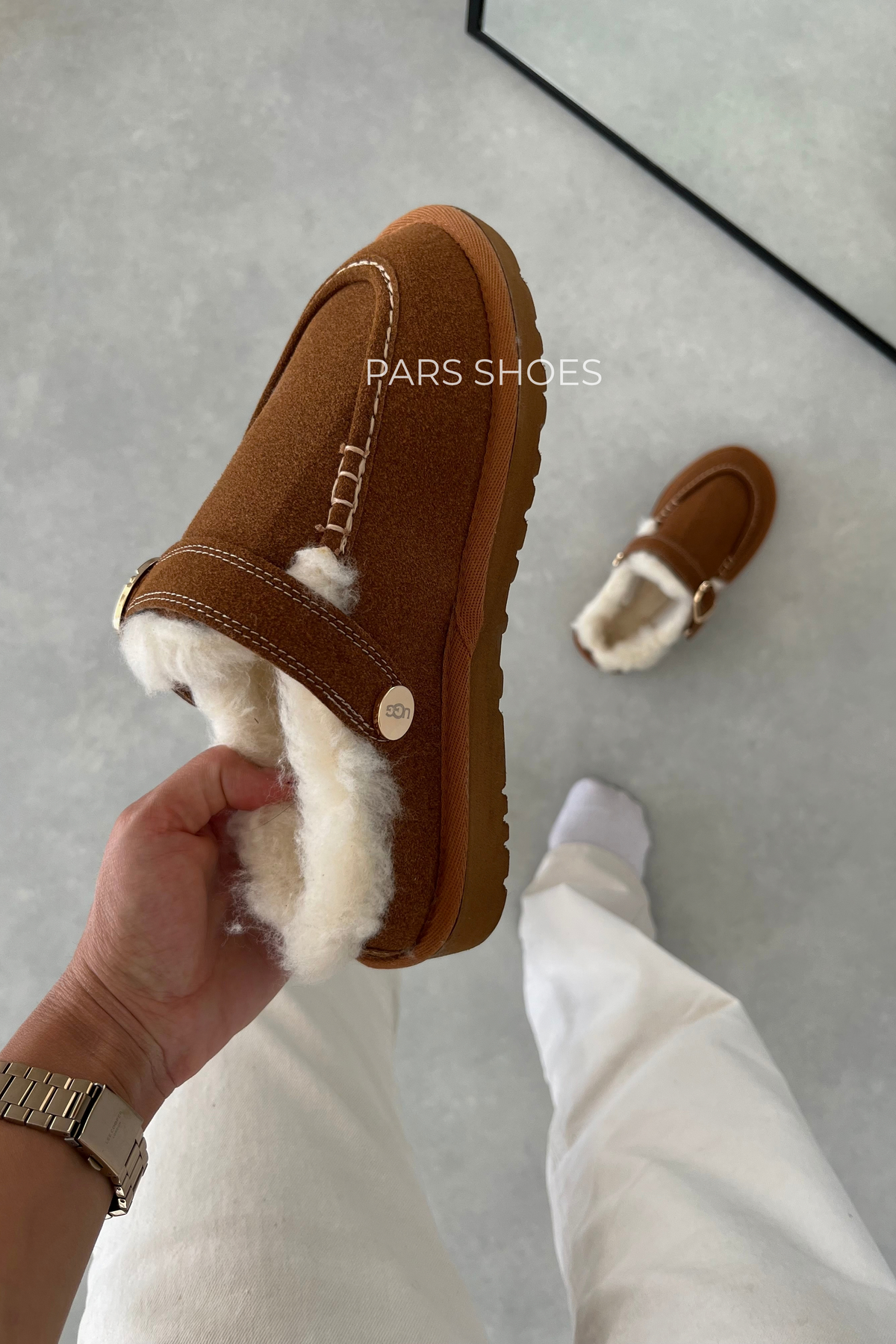 Goldenstar Evelina Clog Chestnut
