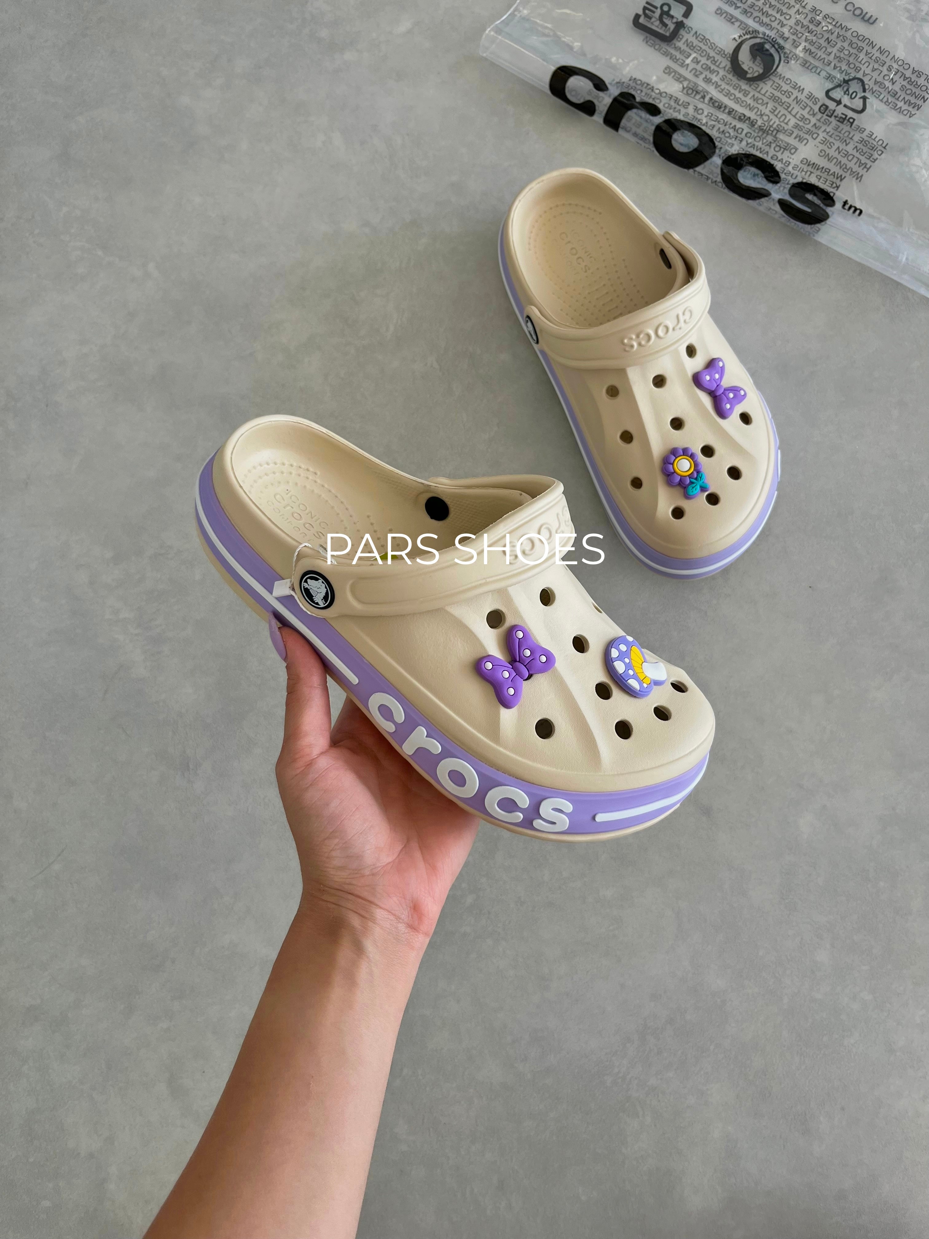 Crocs Bayaband Clog Krem & Lila