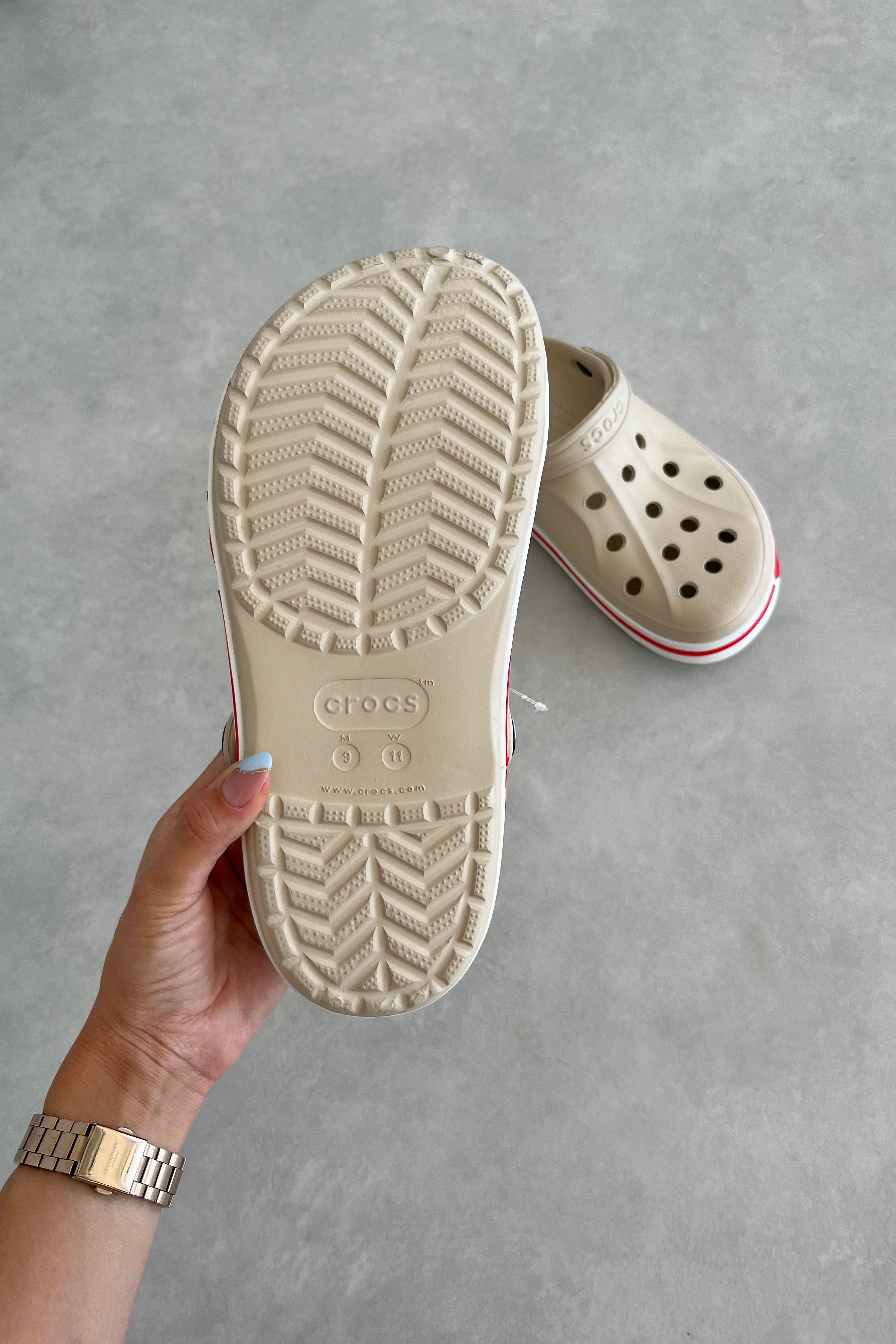 Crocs Bayaband Clog Krem & Kırmızı