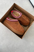 Taba Platform Slipper (Hakiki Deri)