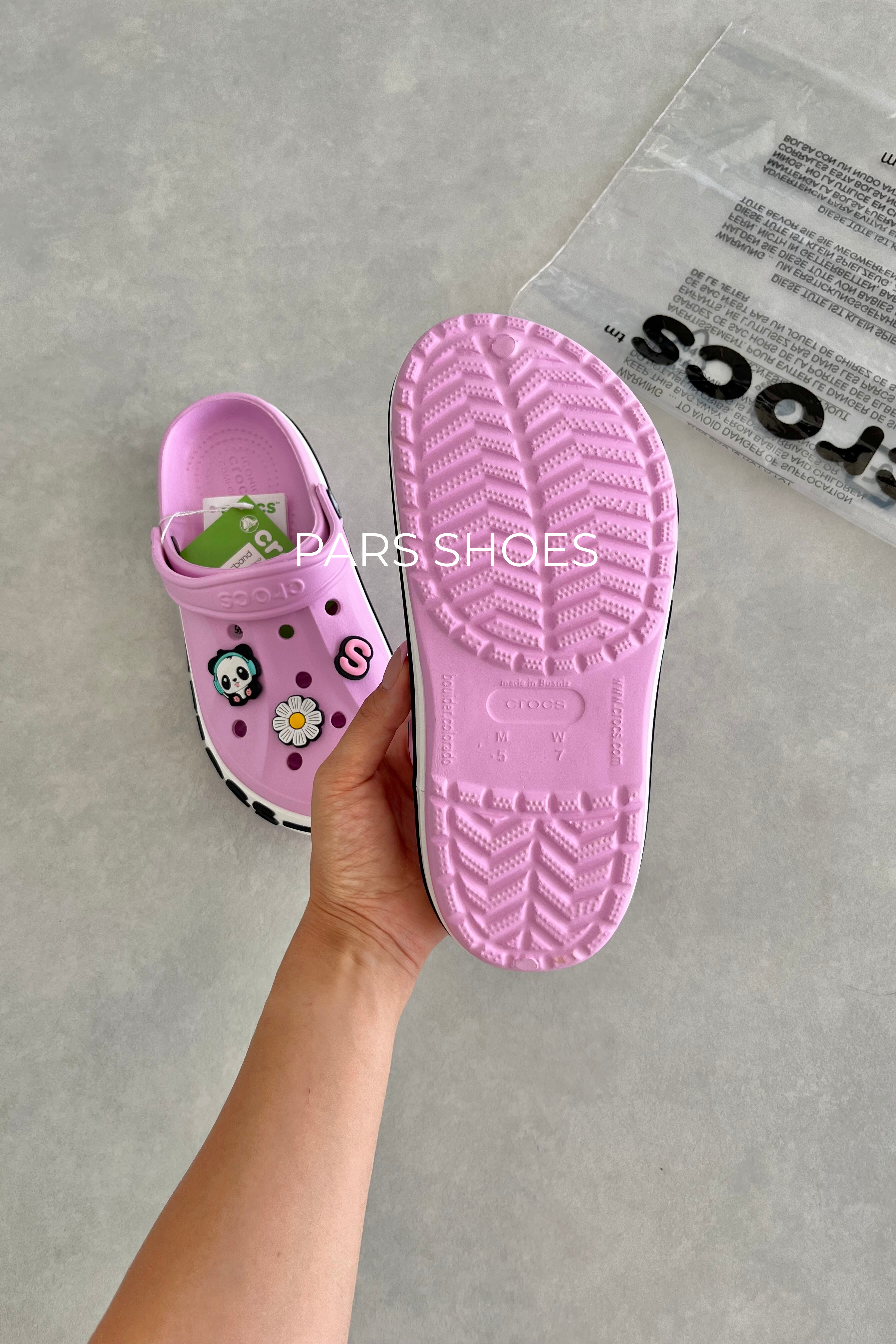 Crocs Bayaband Clog Pembe & Siyah