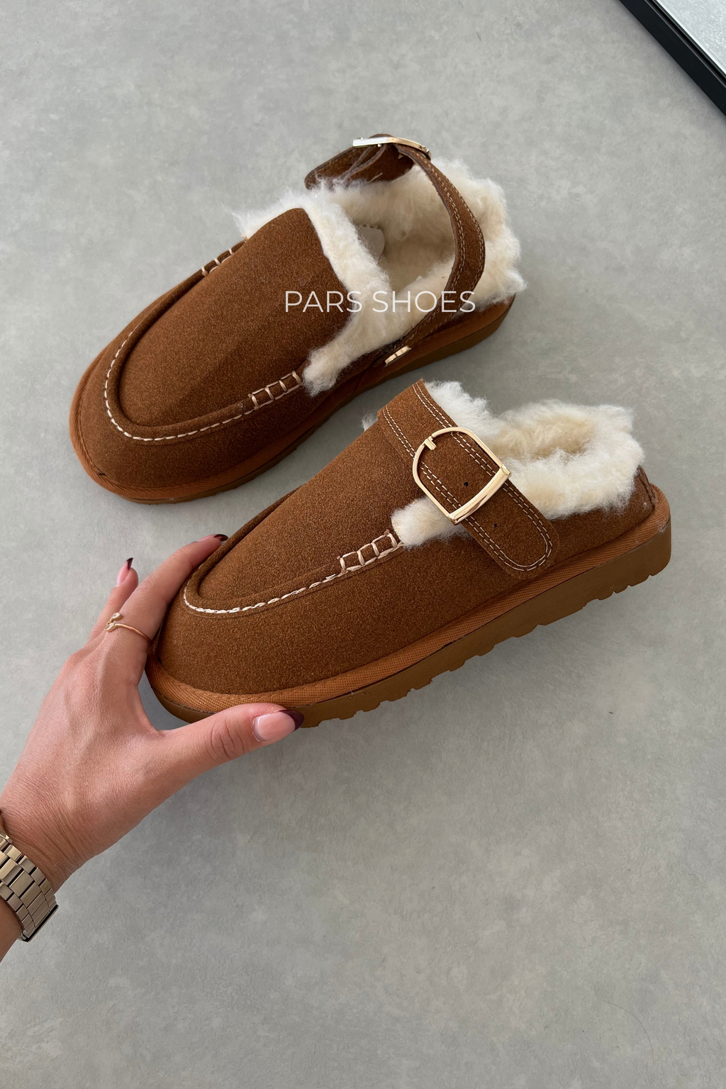Goldenstar Evelina Clog Chestnut
