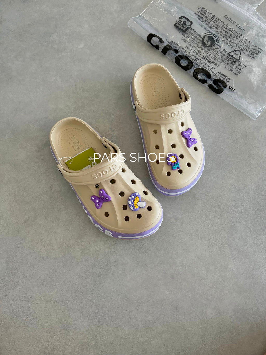 Crocs Bayaband Clog Krem & Lila