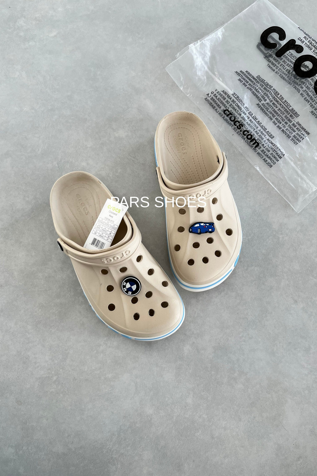 Crocs Bayaband Clog Krem & Mavi