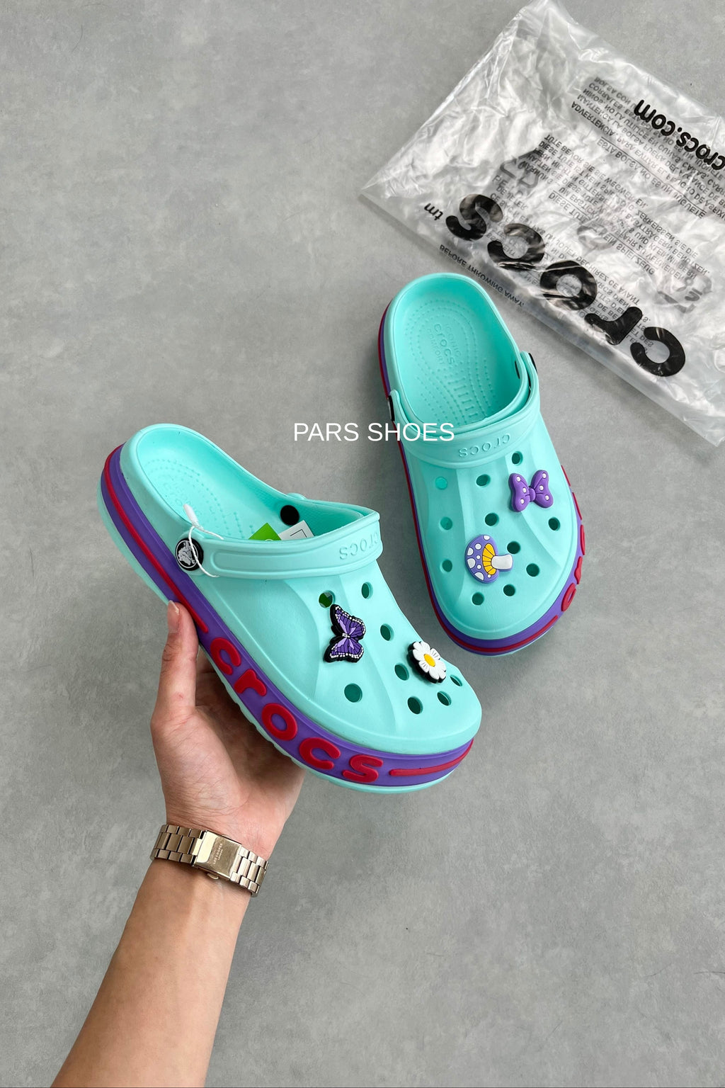 Crocs Bayaband Clog Mint Yeşili & Mor