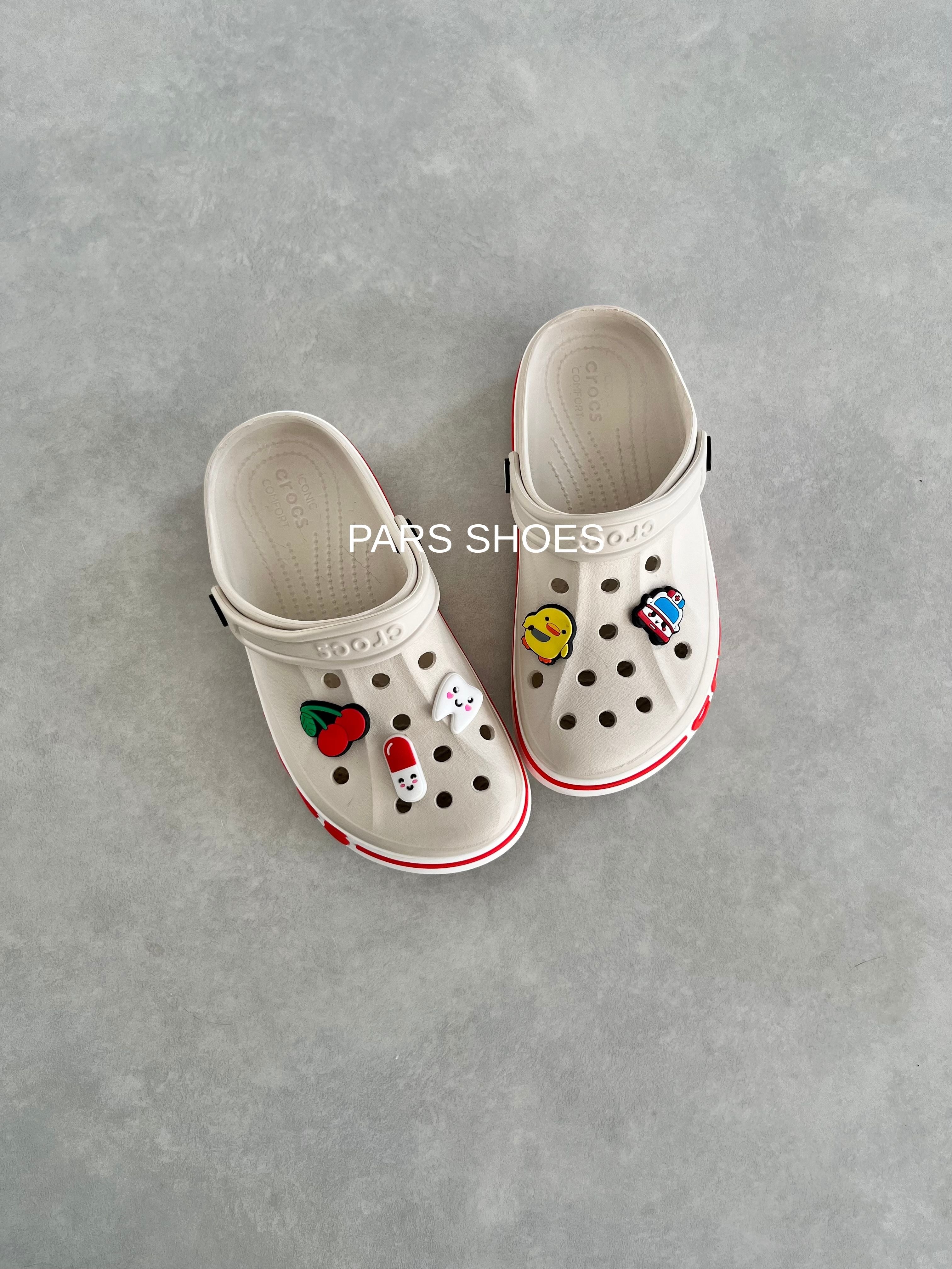 Crocs Bayaband Clog Bej & Kırmızı