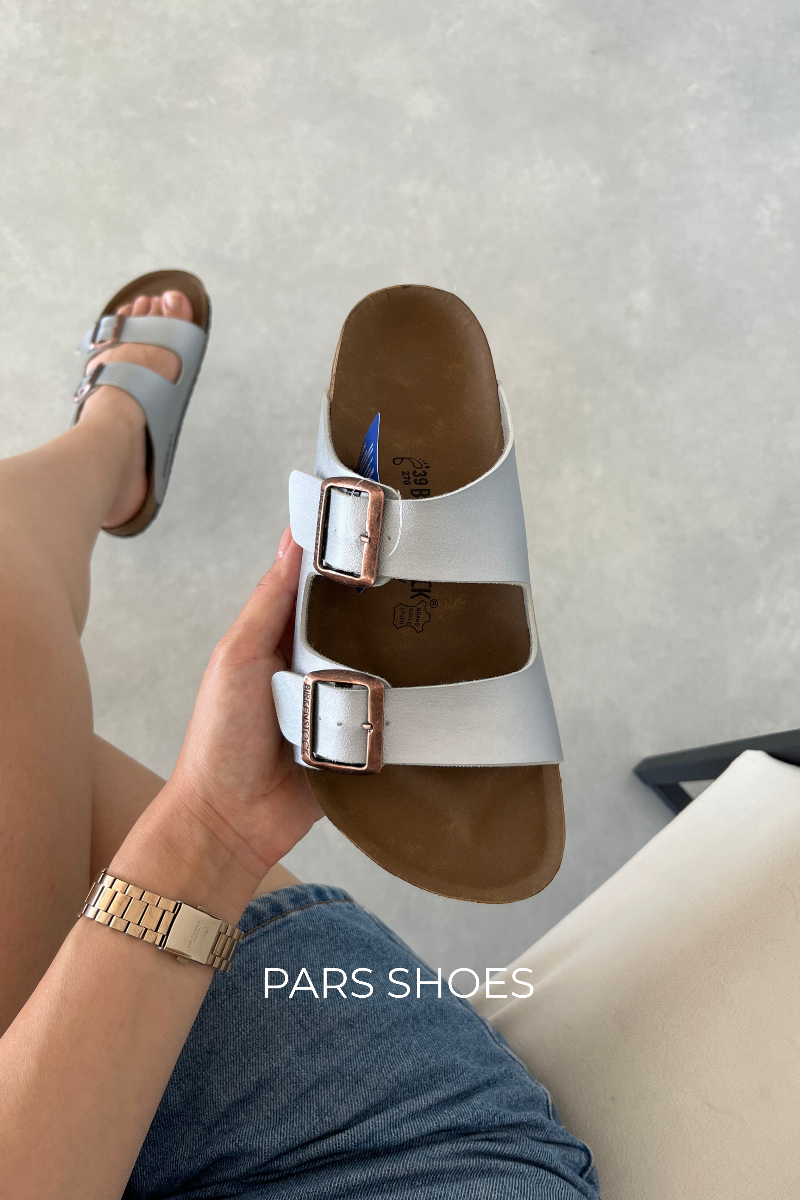 Birkenstock Arizona Gümüş