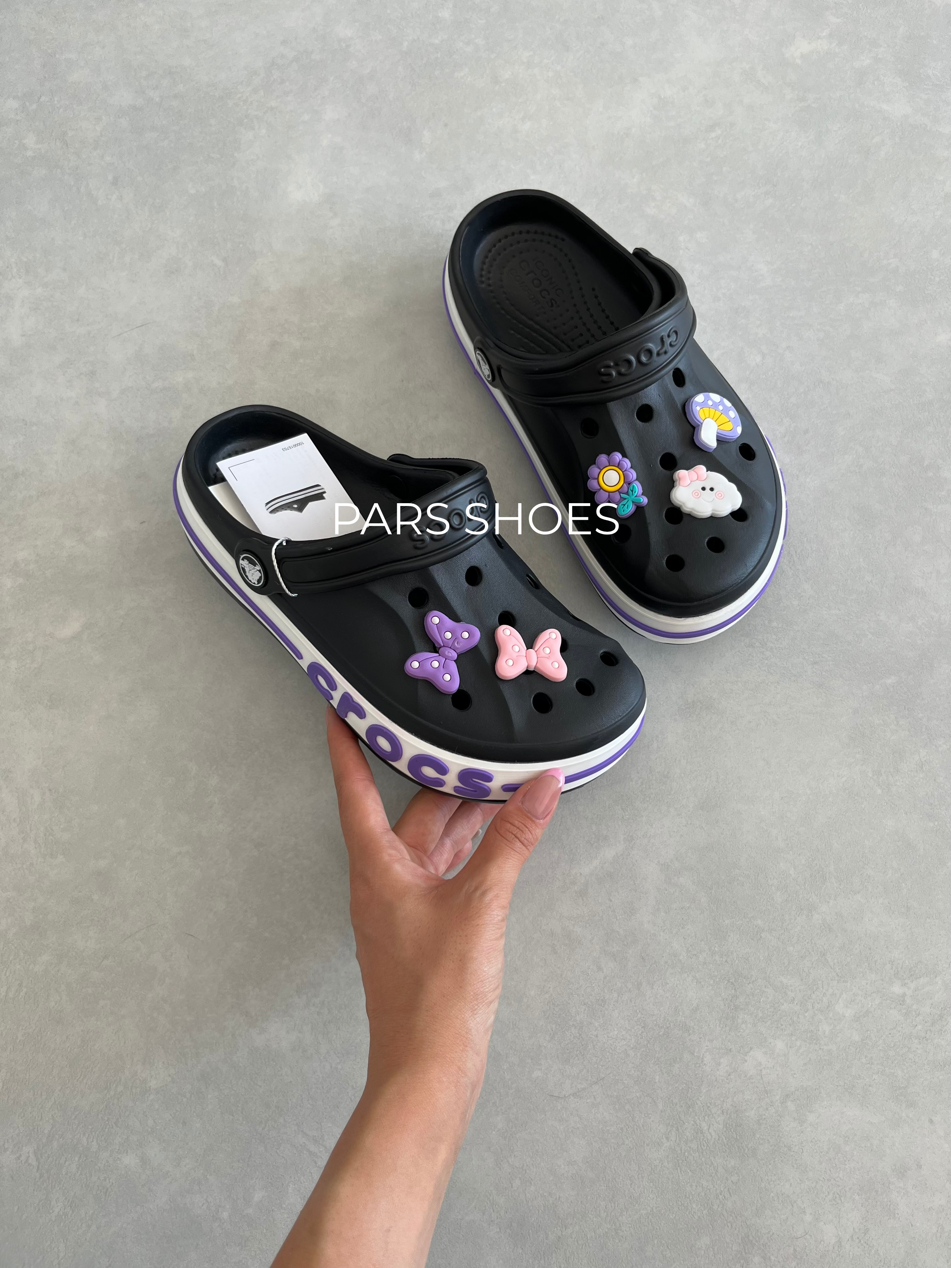 Crocs Bayaband Clog Siyah & Mor