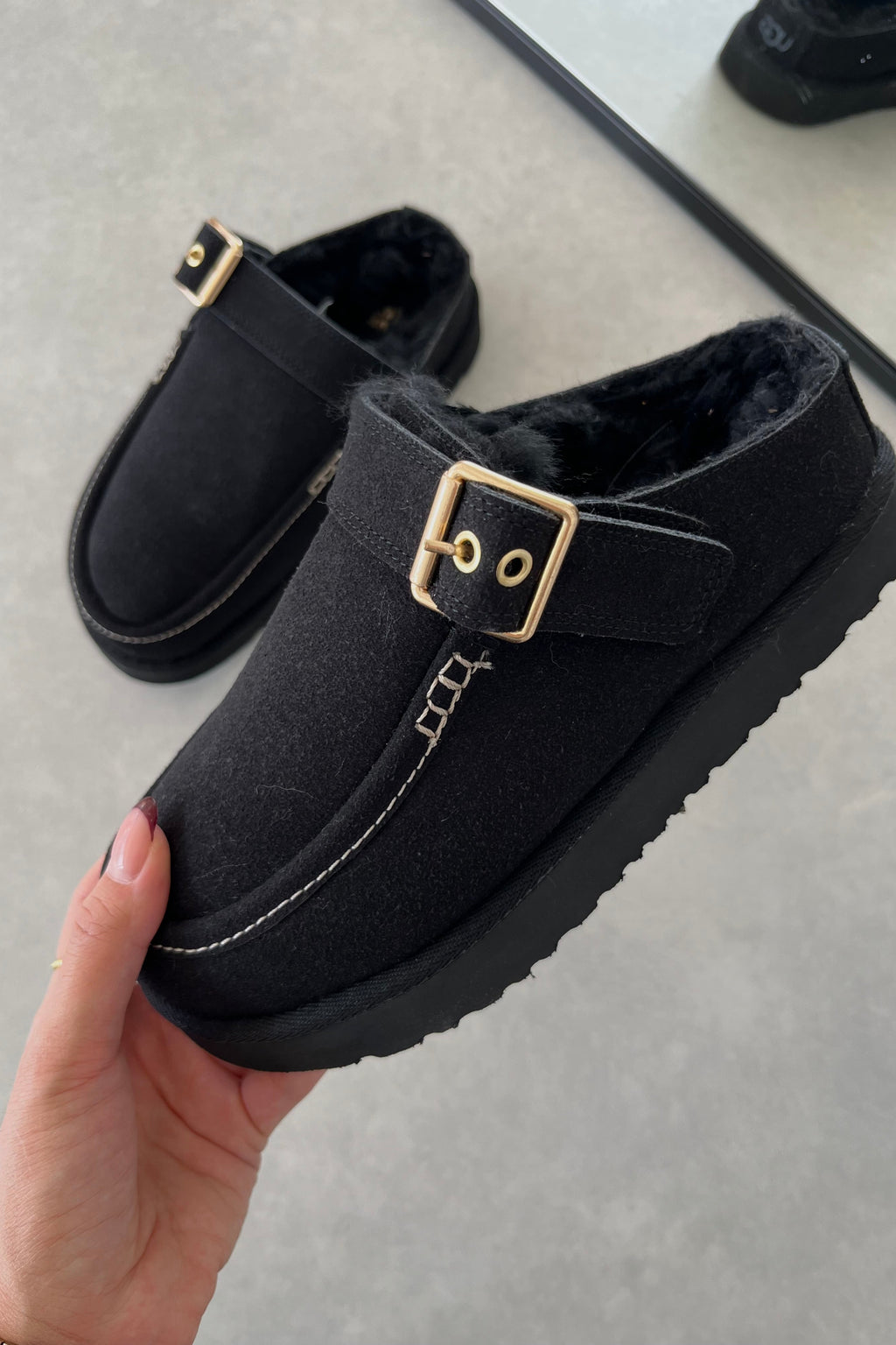 Goldenstar Evelina Clog Black