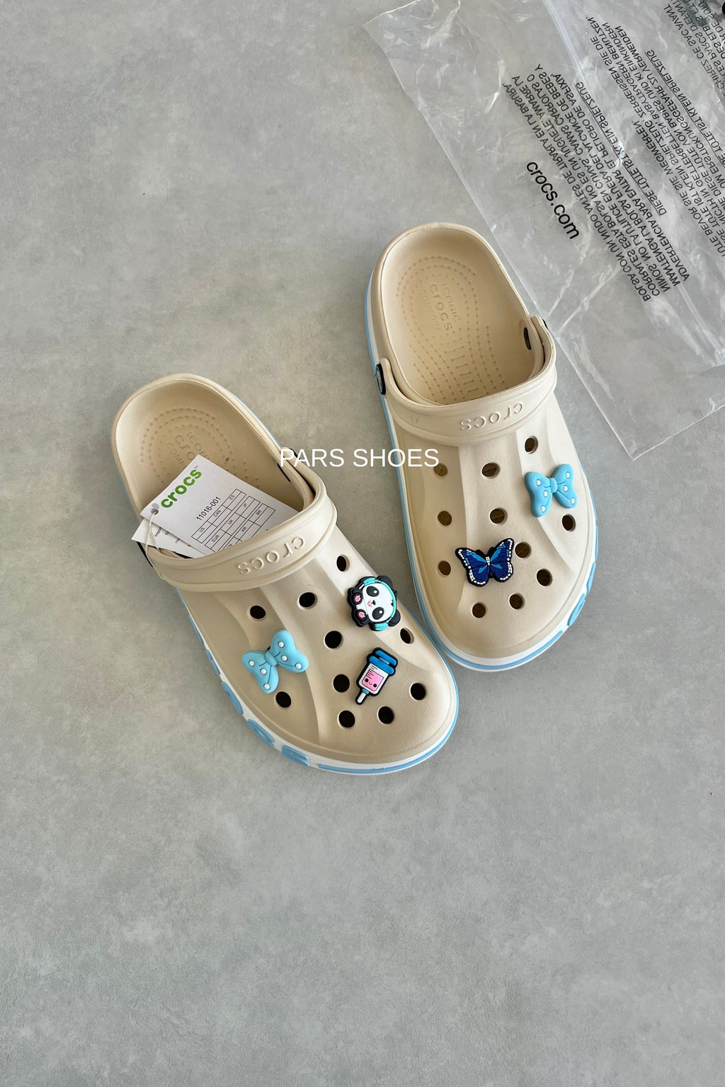 Crocs Bayaband Clog Krem & Mavi