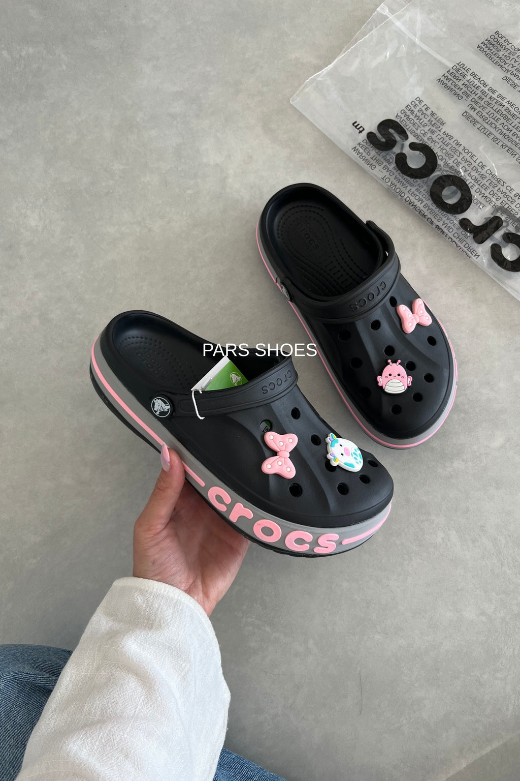 Crocs Bayaband Clog Siyah & Pembe