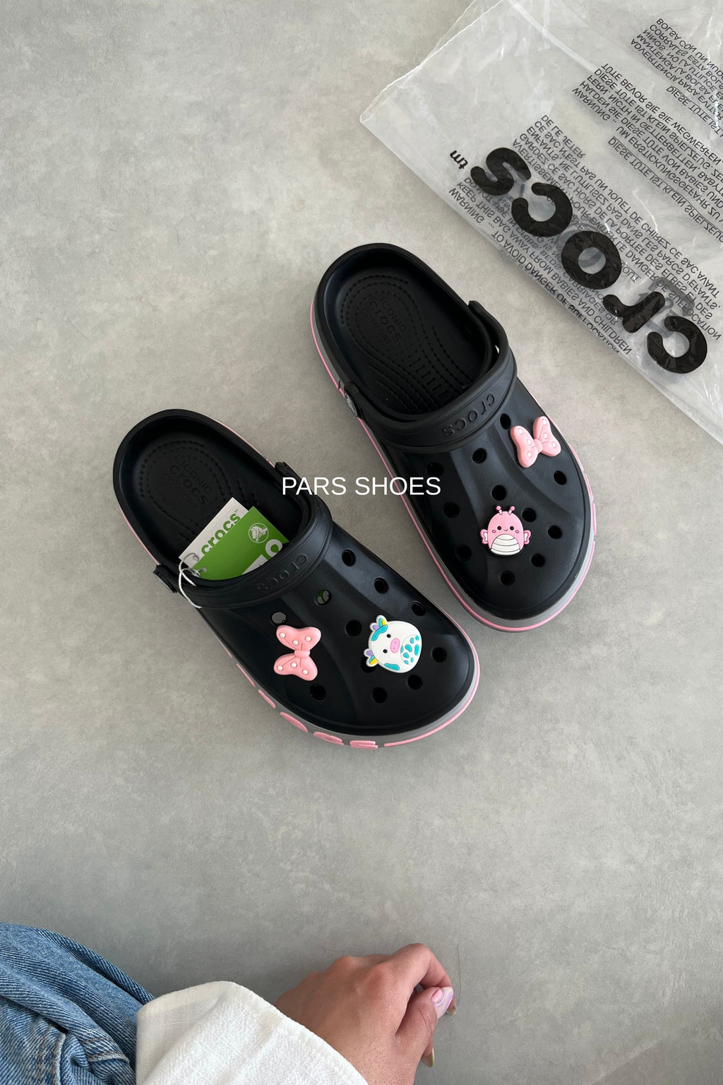 Crocs Bayaband Clog Siyah & Pembe