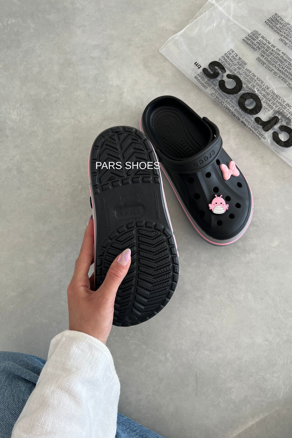 Crocs Bayaband Clog Siyah & Pembe