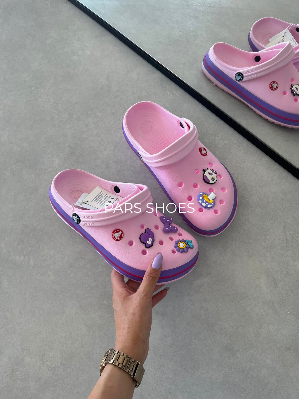 Crocs Crocband Pembe & Mor