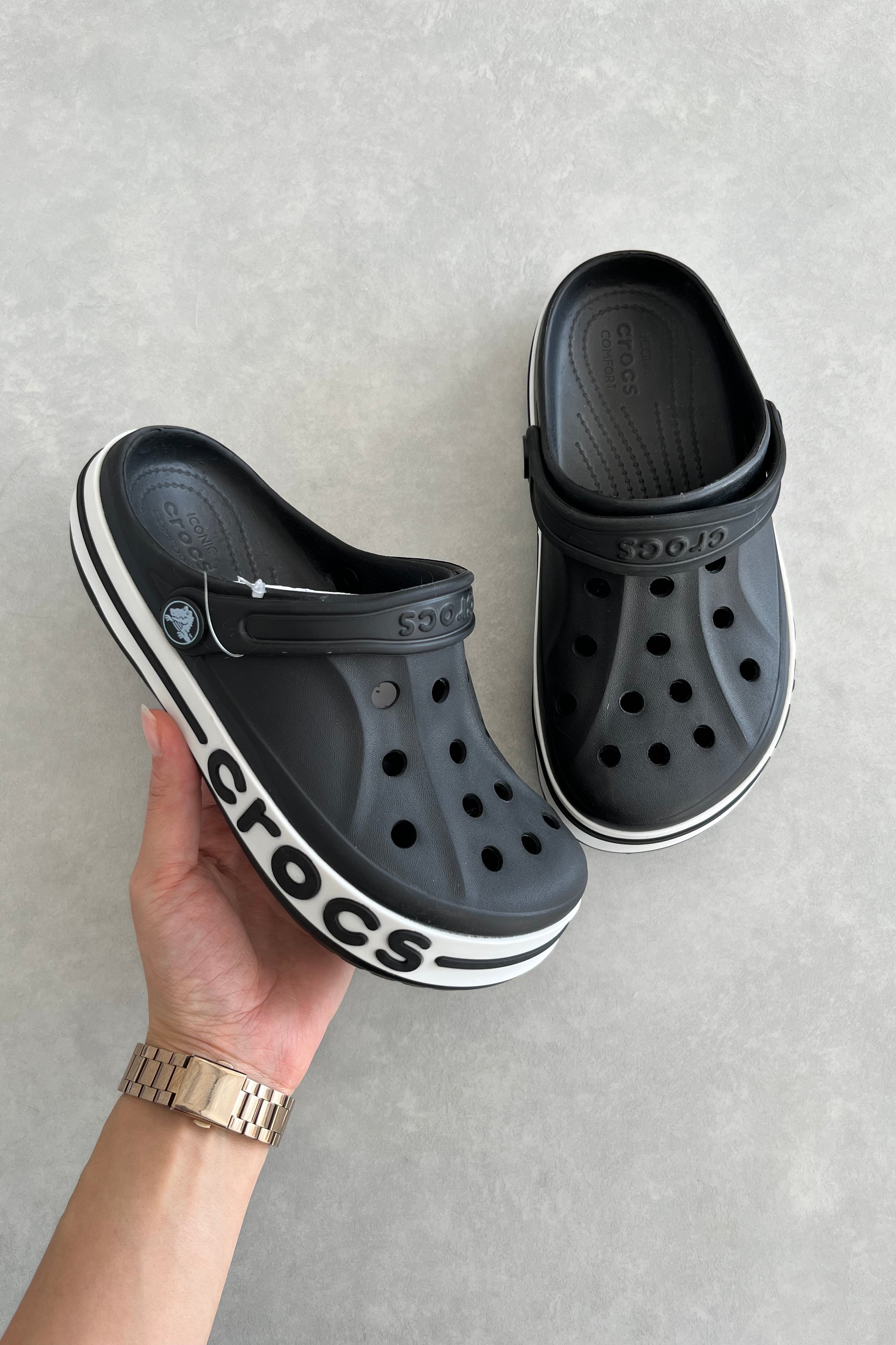 Crocs Bayaband Clog Siyah & Beyaz