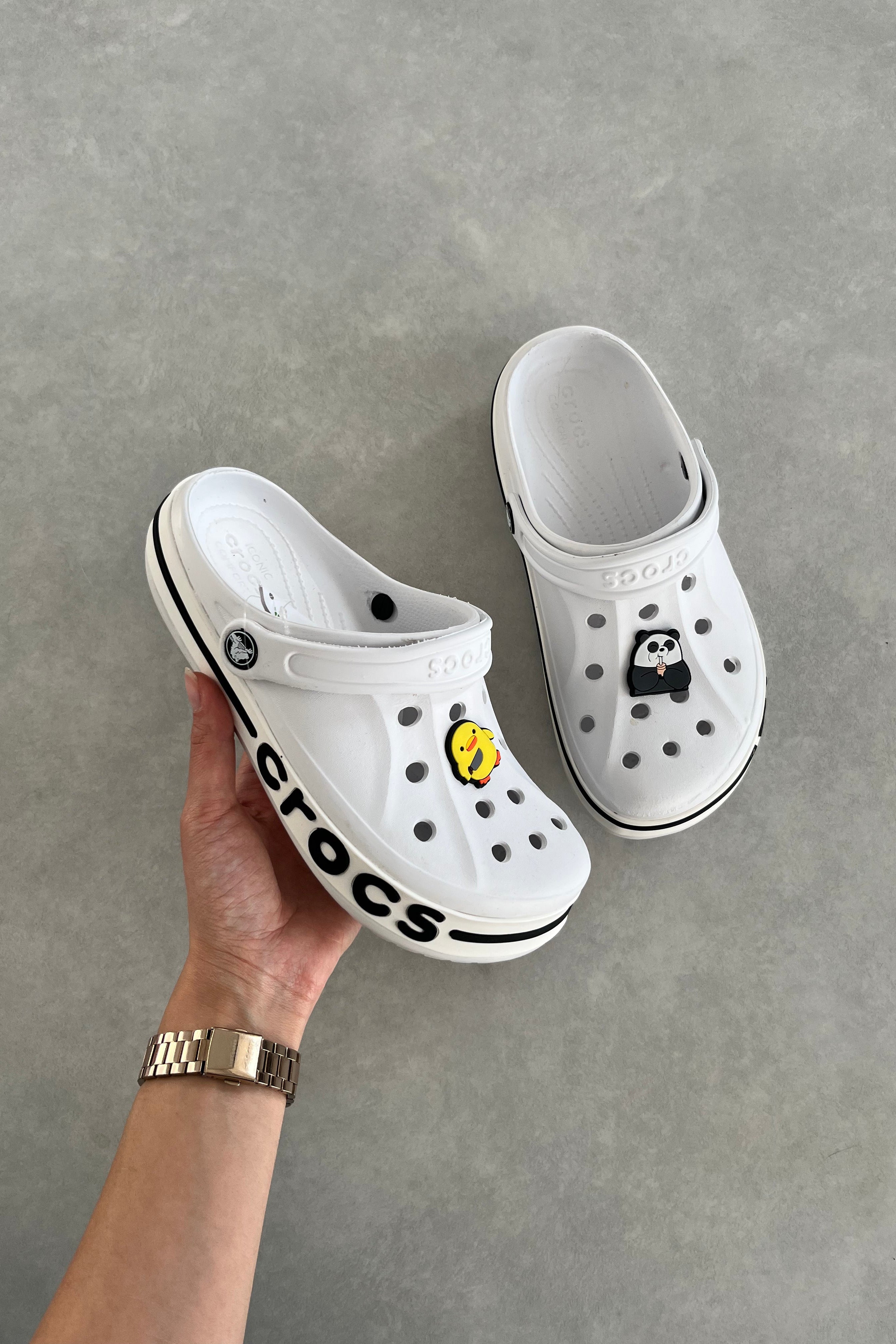 Crocs Bayaband Clog Beyaz & Siyah