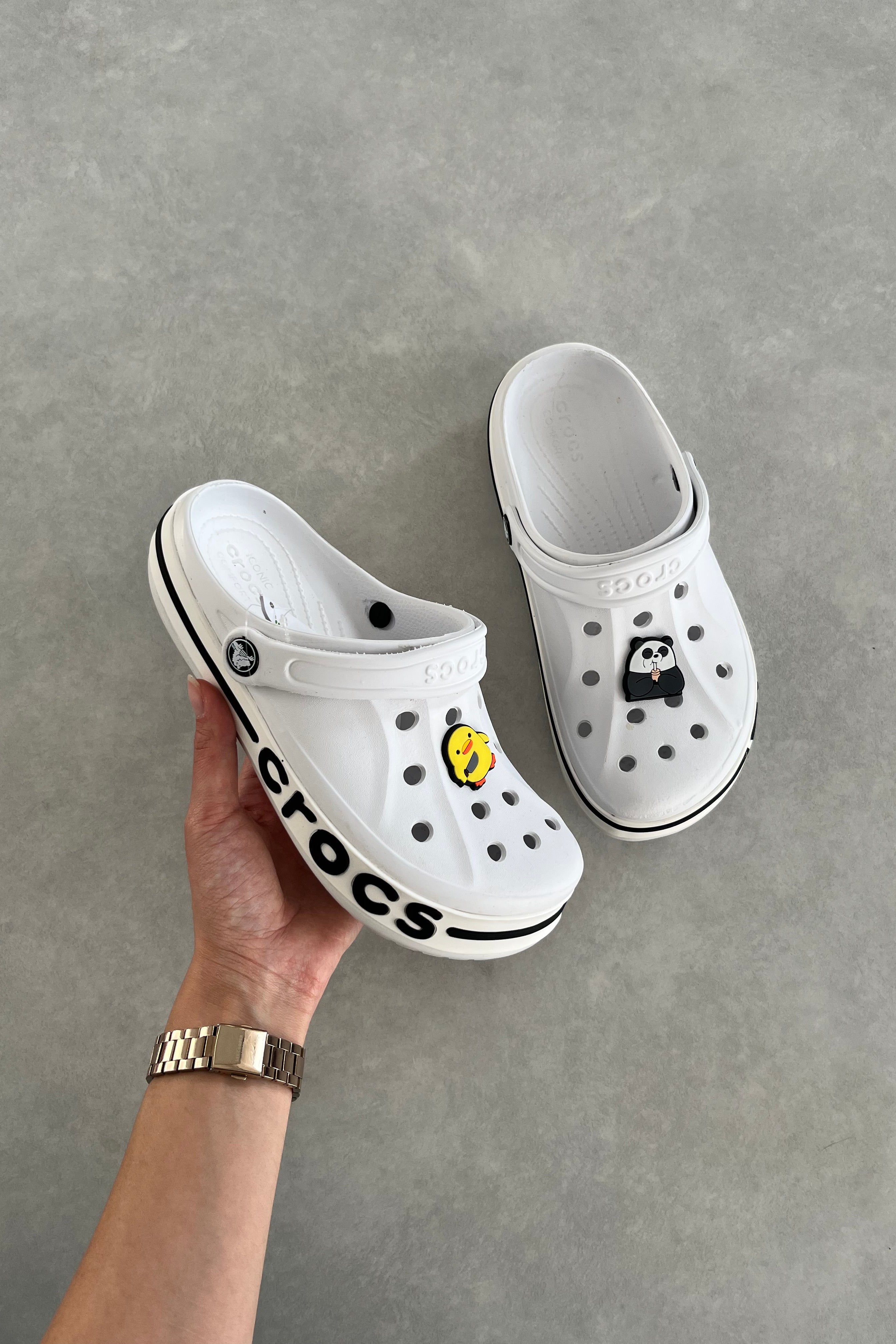 Crocs Bayaband Clog Beyaz & Siyah