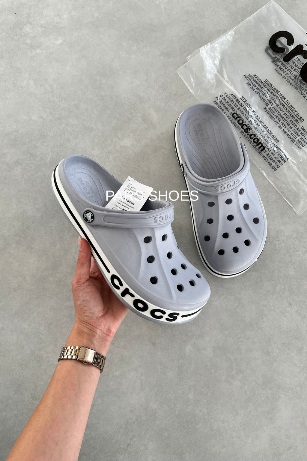 Crocs Bayaband Clog Gri & Siyah