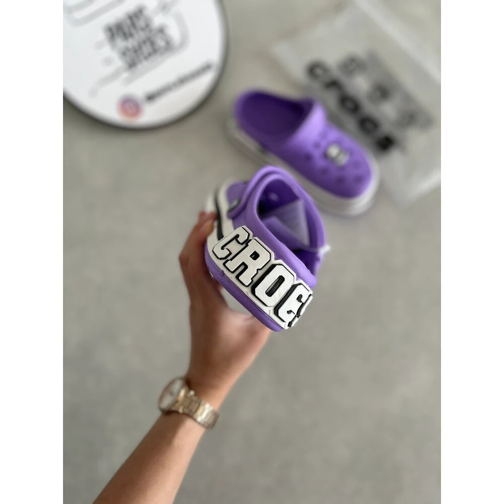 Crocs Off Court Mor & Beyaz