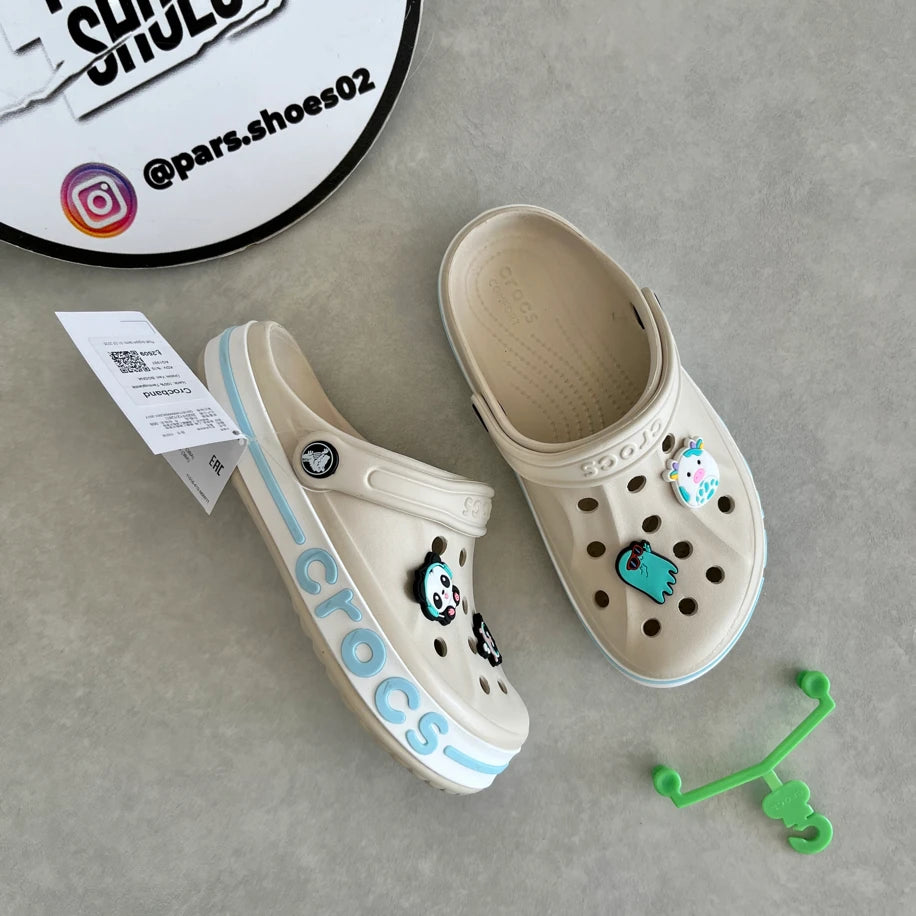 Crocs Bayaband Clog Bej & Mavi