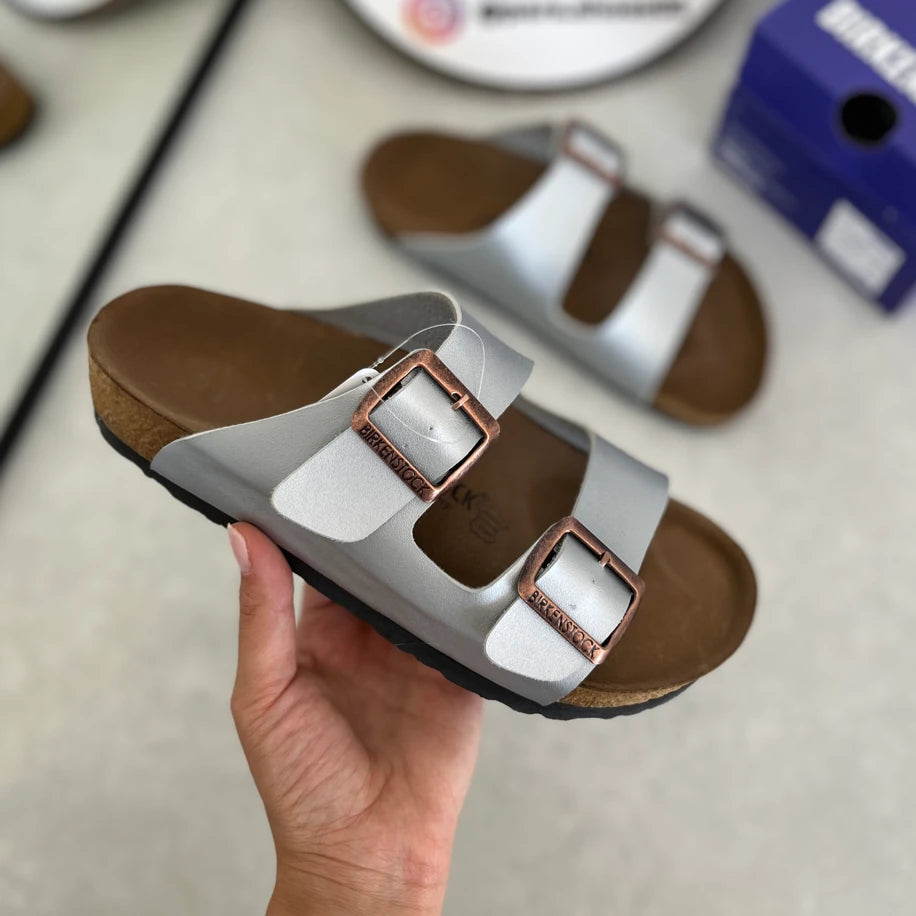Birkenstock Arizona Gümüş