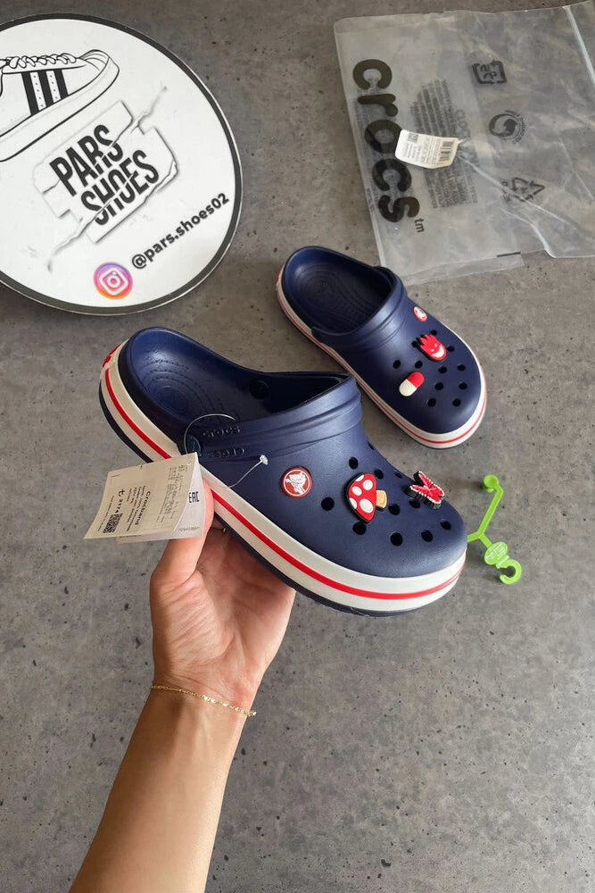 Crocs Crocband Lacivert & Kırmızı