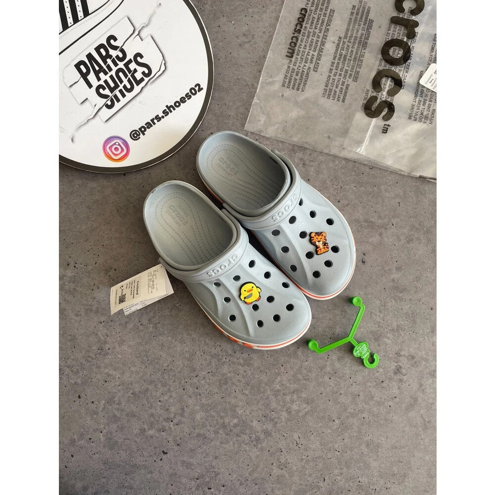 Crocs Bayaband Clog Gri & Turuncu