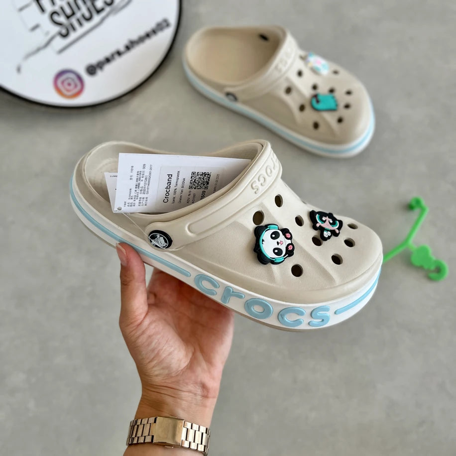 Crocs Bayaband Clog Bej & Mavi