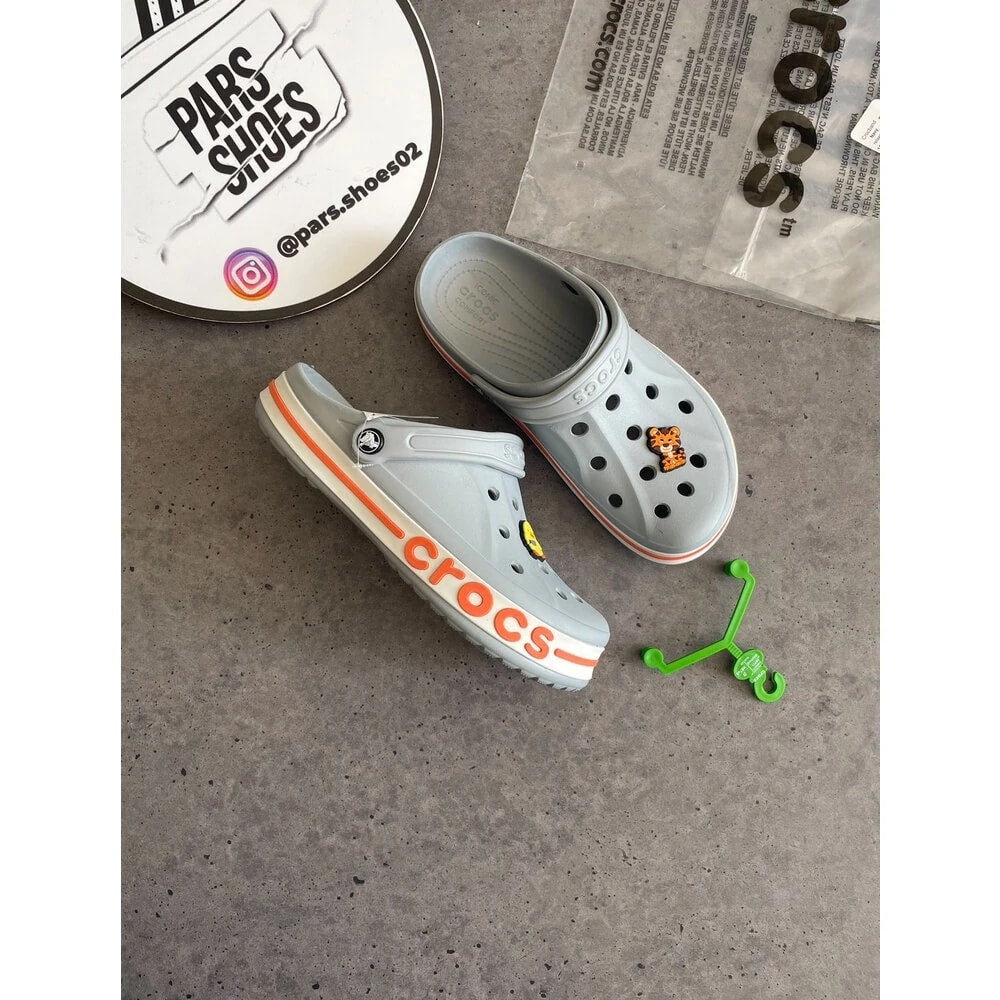 Crocs Bayaband Clog Gri & Turuncu