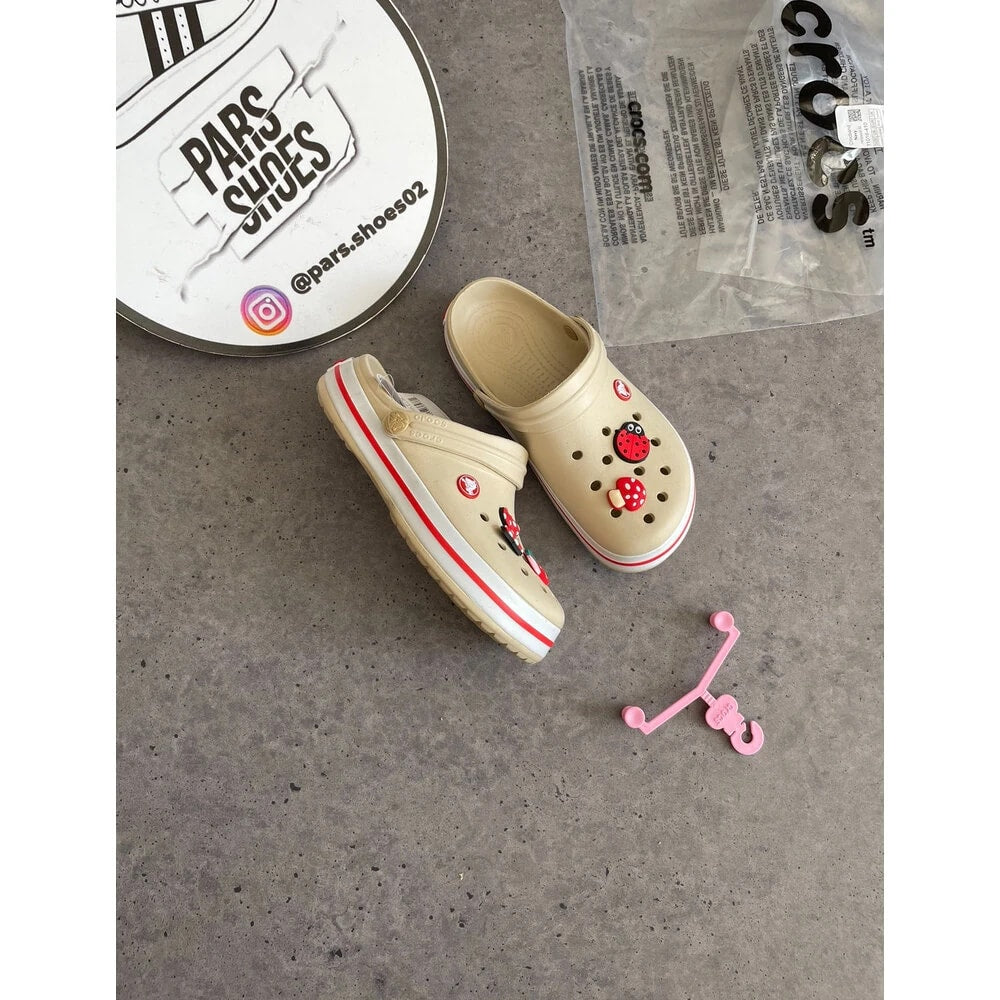 Crocs Crocband Krem & Kırmızı
