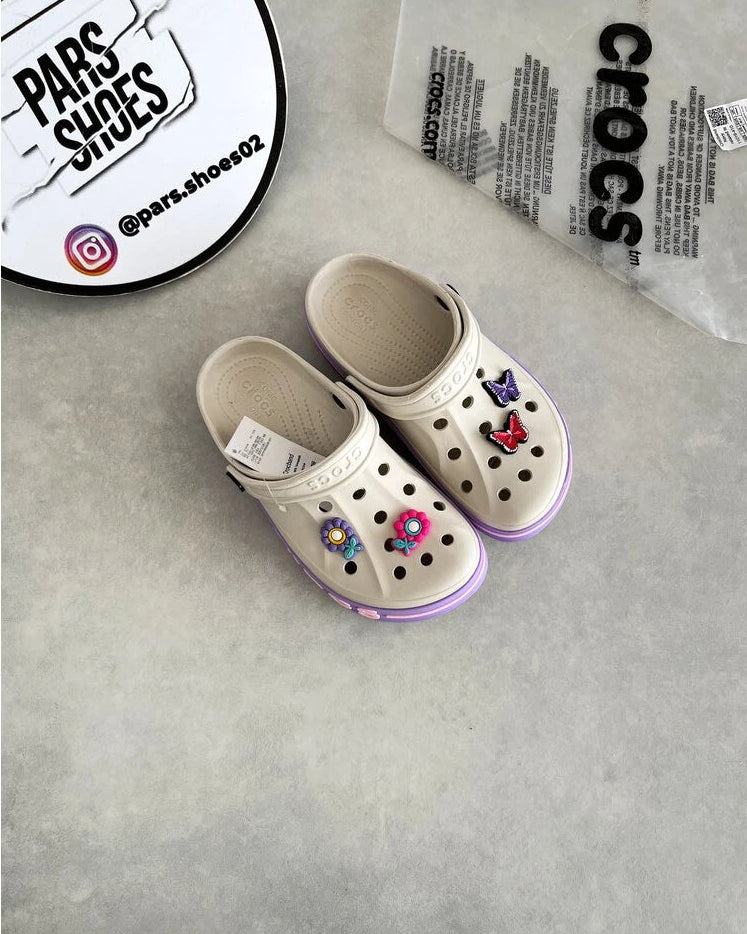 Crocs Bayaband Clog Bej & Lila