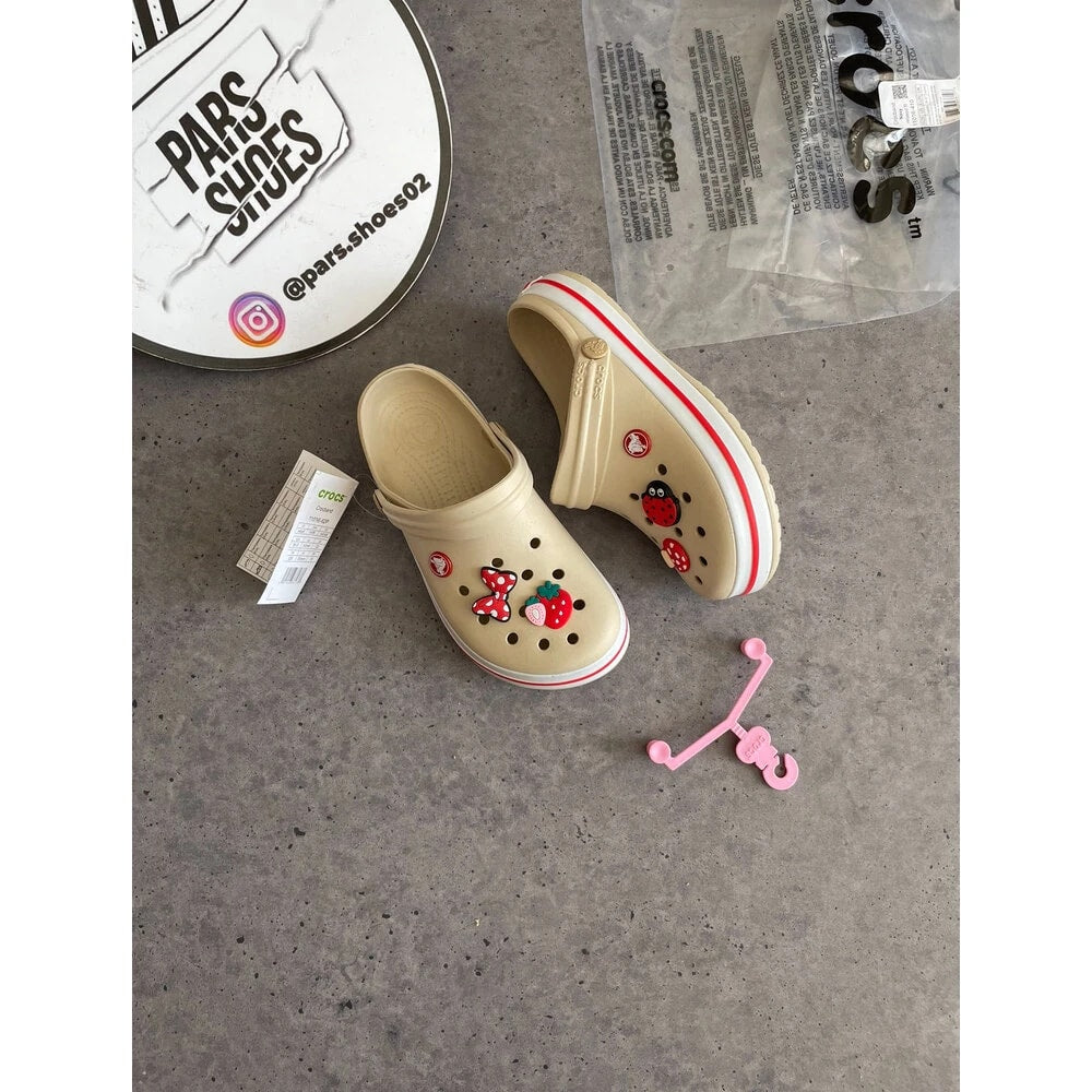 Crocs Crocband Krem & Kırmızı