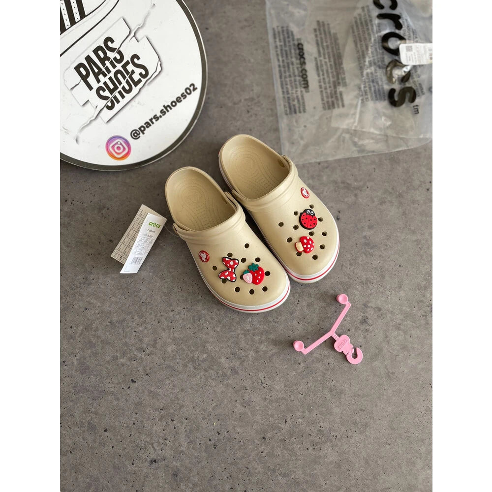 Crocs Crocband Krem & Kırmızı