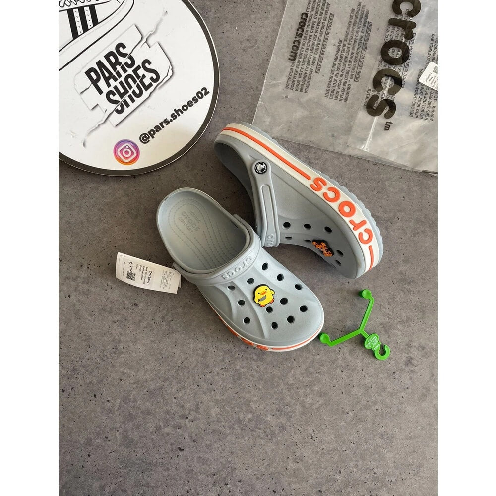 Crocs Bayaband Clog Gri & Turuncu