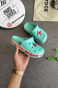 Crocs Bayaband Clog Mint Yeşili & Kırmızı KİDS