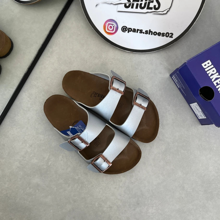 Birkenstock Arizona Gümüş