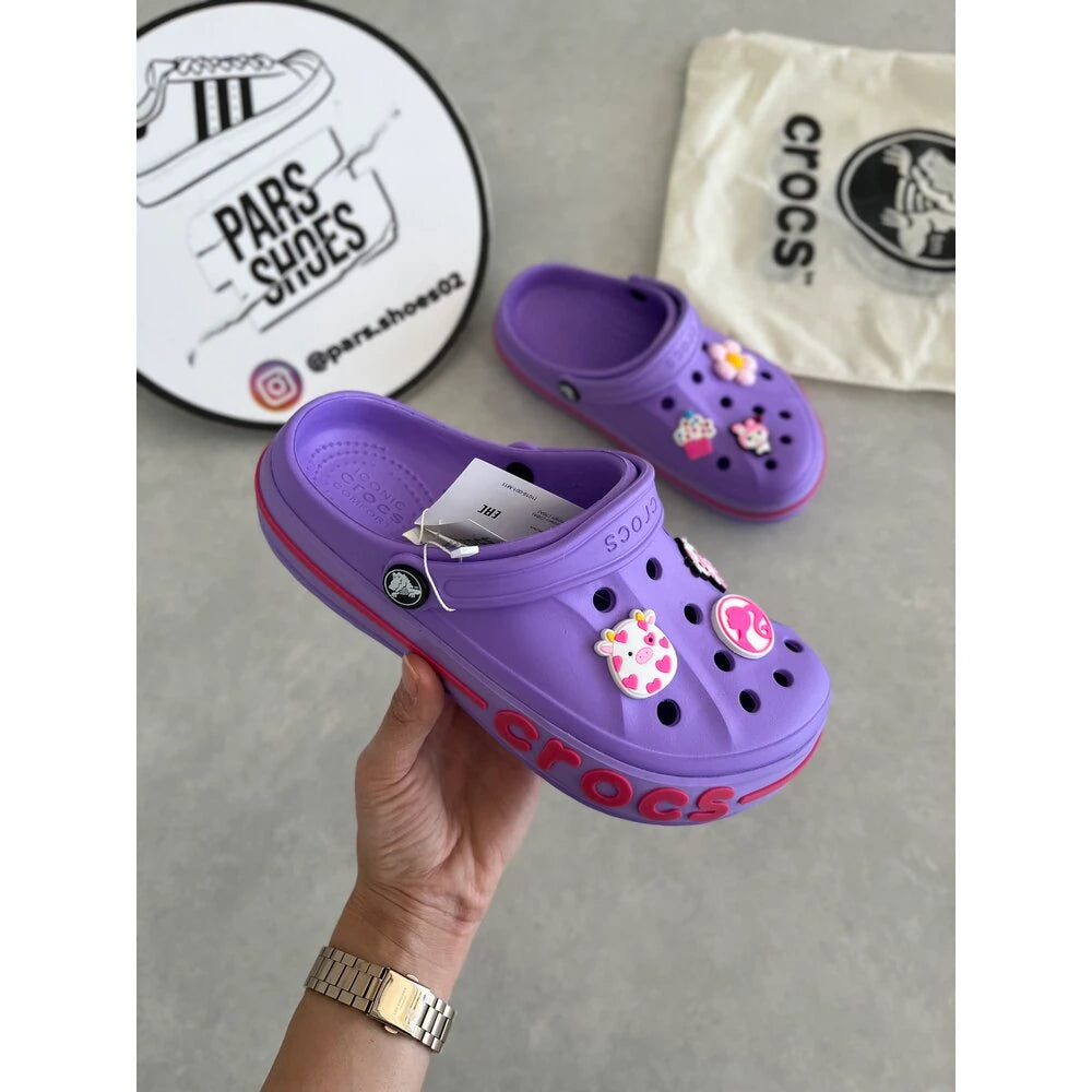 Crocs Bayaband Clog Mor & Pembe