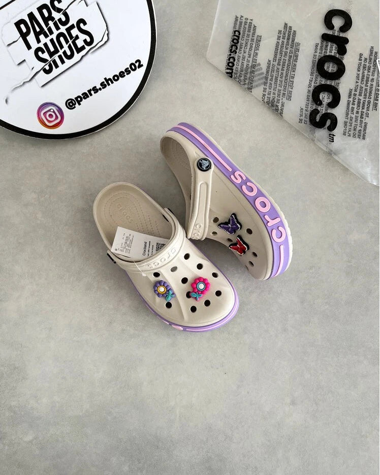 Crocs Bayaband Clog Bej & Lila