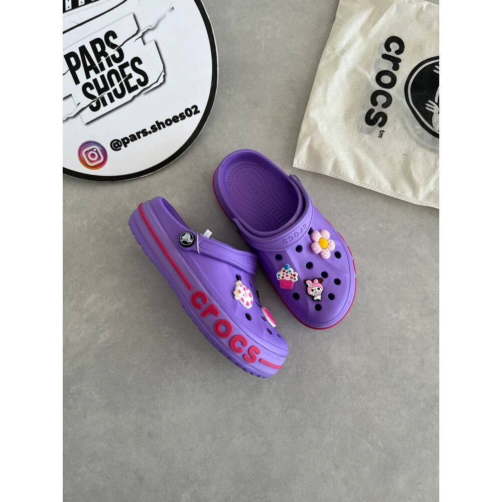 Crocs Bayaband Clog Mor & Pembe