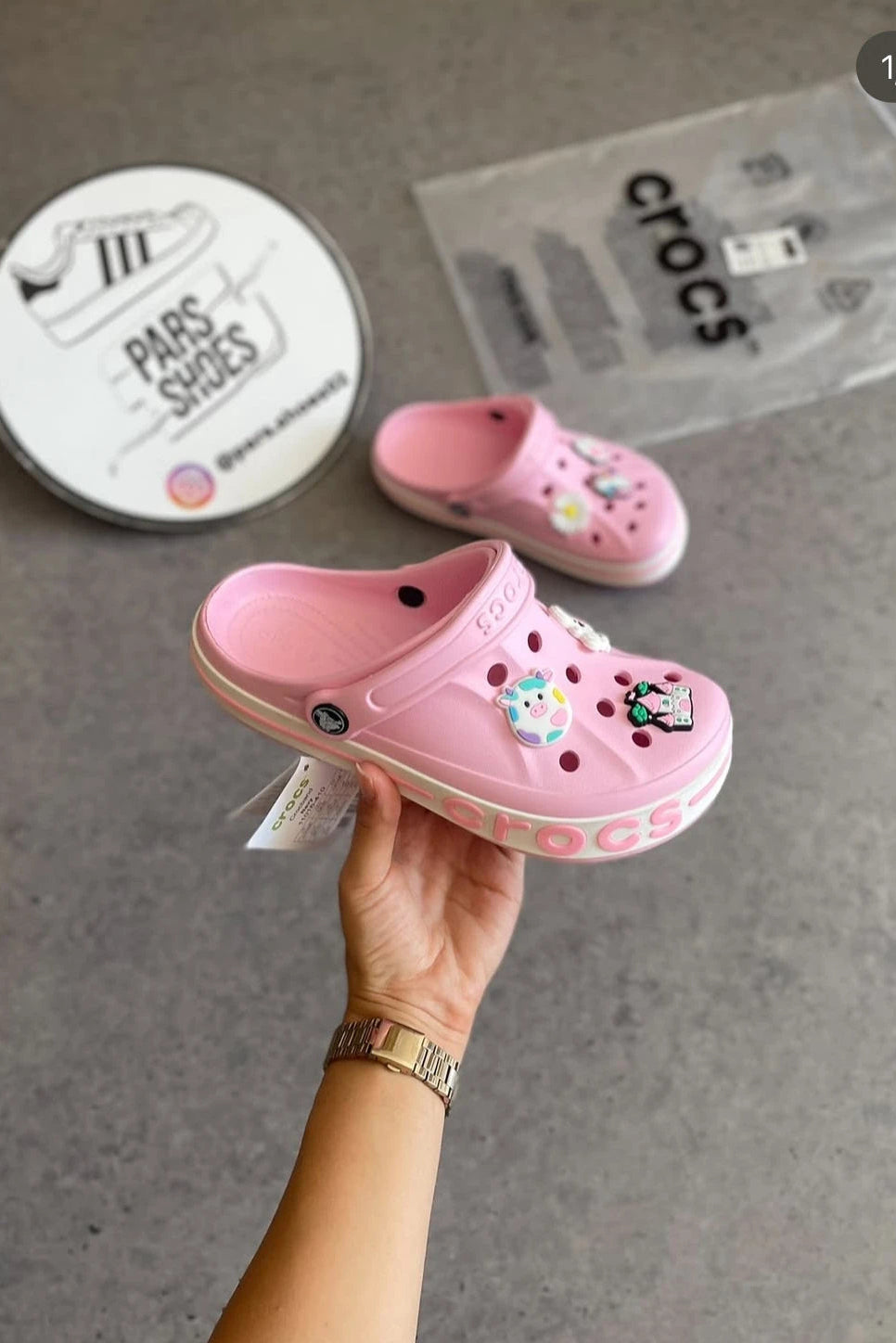 Crocs Bayaband Clog Pembe