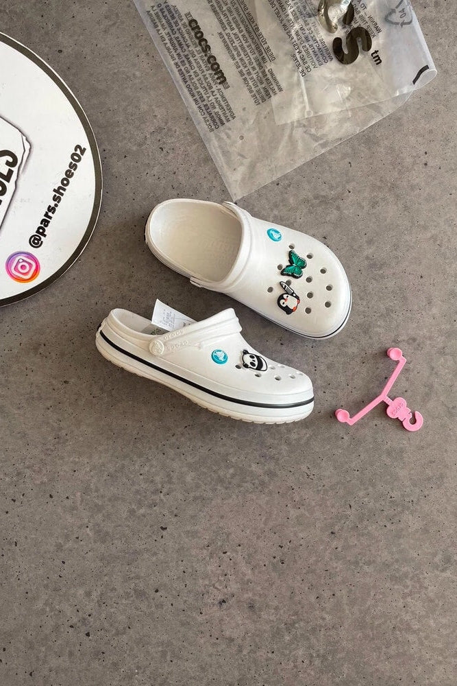 Crocs Crocband Beyaz & Siyah